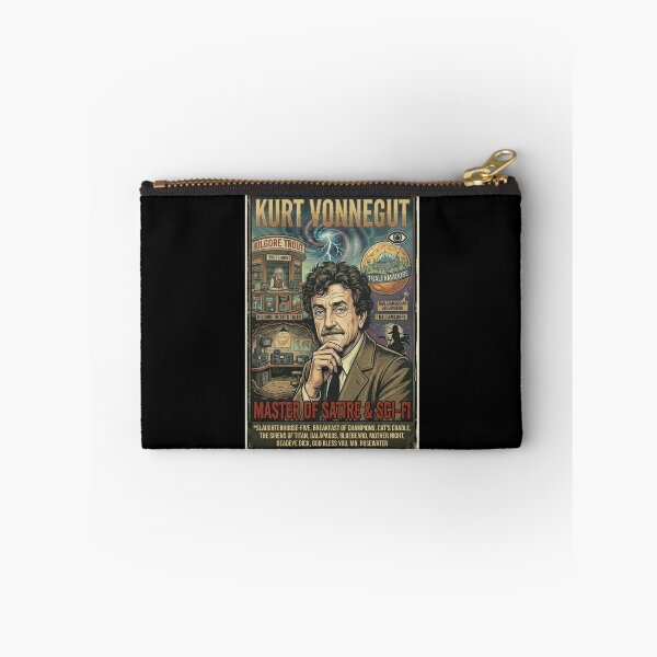 Item preview, Kurt Vonnegut Poster designed and sold by Halifaxartguy.