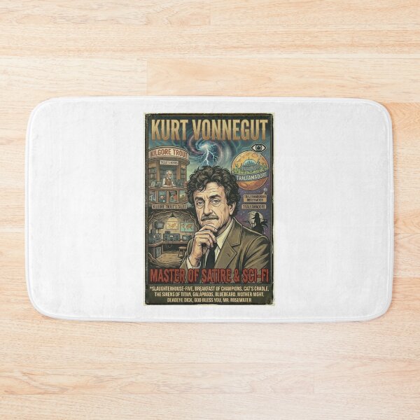 Item preview, Kurt Vonnegut Poster designed and sold by Halifaxartguy.