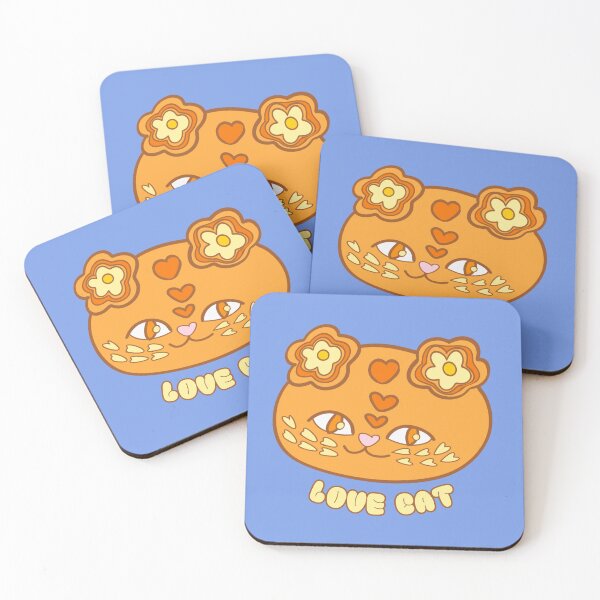 Item preview, Love cat face, hand drawn pet Persian cat  designed and sold by BritishDelights.