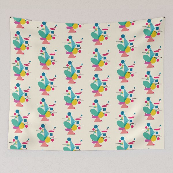 Item preview, Blooming colorful shapes  designed and sold by DalPrint.