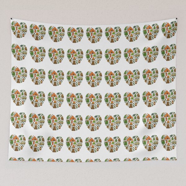 Item preview, Cute Camping Doodle Collection | Campfire Adventure Outdoor Nature designed and sold by Dream Vibe.