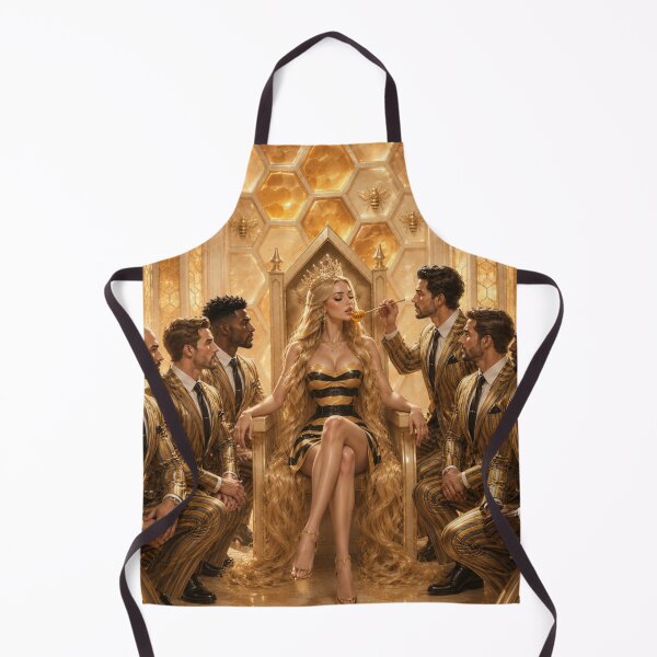 Item preview, Queen Bee – Golden Royalty Fantasy Art designed and sold by MagicMood Creations.