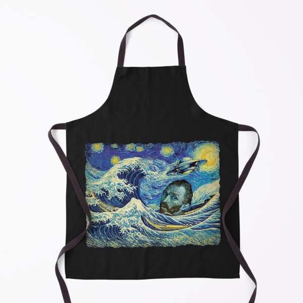 Item preview, The Starry Wave Voyage - Van Gogh UFO Parody designed and sold by ARTIZIT.
