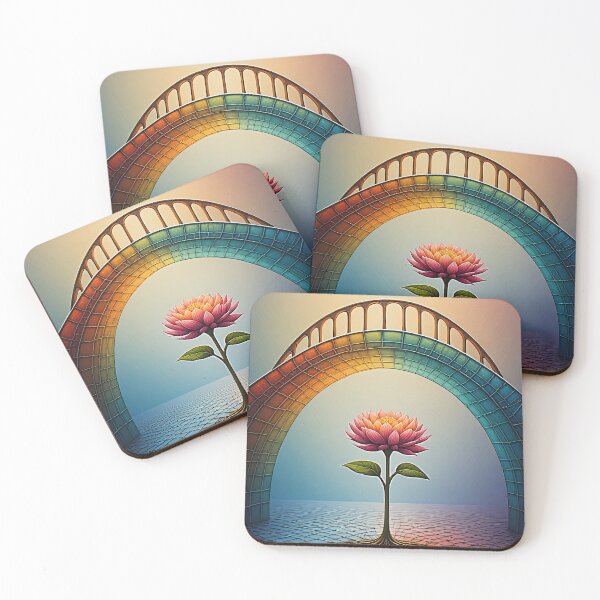 Item preview, Growing flower under a rainbow bridge designed and sold by Mianku | Für das Leben.