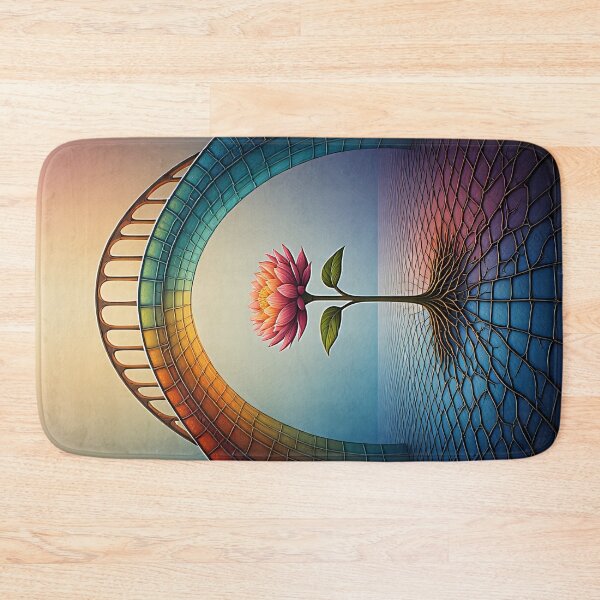 Item preview, Growing flower under a rainbow bridge designed and sold by Mianku | Für das Leben.