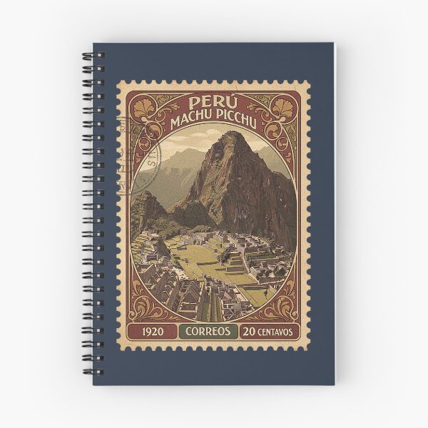 Item preview, Vintage Peru Machu Picchu Stamp Travel Art designed and sold by d247.