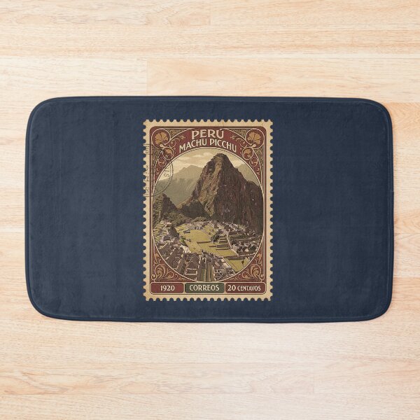 Item preview, Vintage Peru Machu Picchu Stamp Travel Art designed and sold by d247.