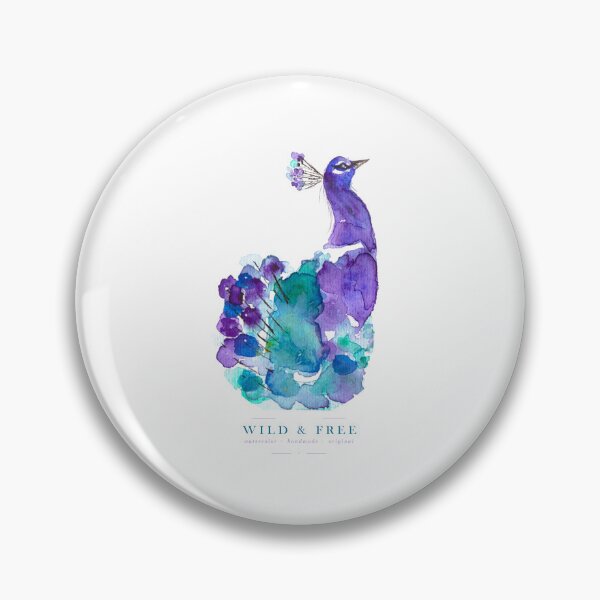Item preview, Peacock designed and sold by CalmaWatercolor.