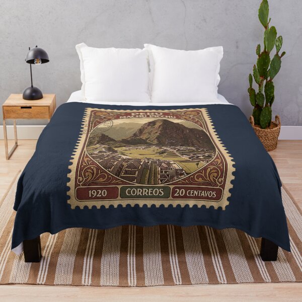 Item preview, Vintage Peru Machu Picchu Stamp Travel Art designed and sold by d247.
