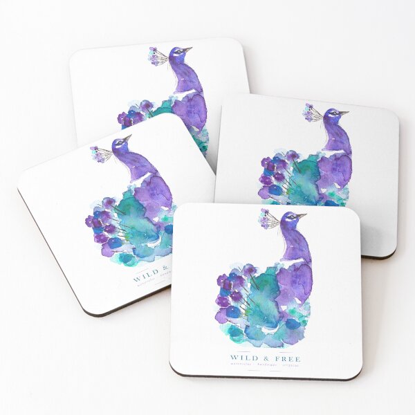 Item preview, Peacock designed and sold by CalmaWatercolor.