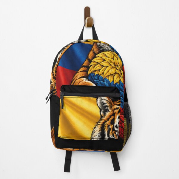 Item preview, Colombian Flag Tiger Holding Heart National Pride Country Culture Art designed and sold by KrystinaGiGi.