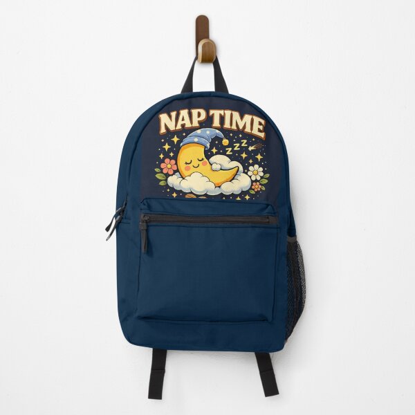 Item preview, Nap Time Cute Sleeping Moon Retro Kawaii Illustration designed and sold by GUINewAlex.