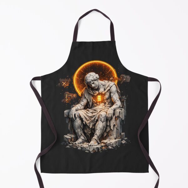 Item preview, Saint of Burnout | Dark Academia Cyberpunk Greek Statue Art designed and sold by NicheThreadCo.