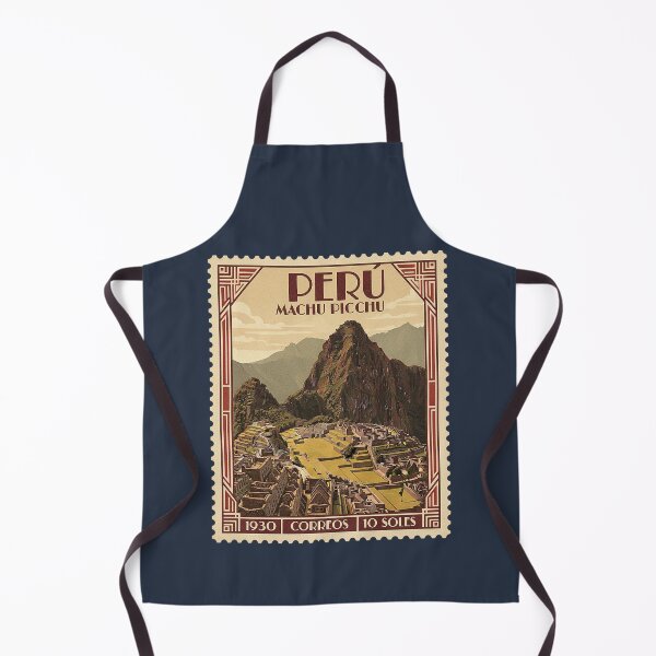 Item preview, Vintage Peru Machu Picchu Travel Stamp Art designed and sold by d247.