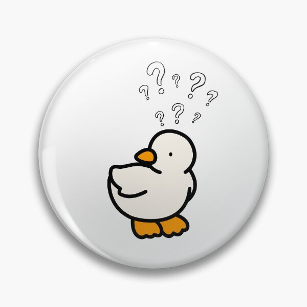 Item preview, Cute Confused Duck Doodle Art designed and sold by Kidix Arts.