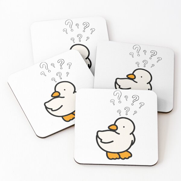 Item preview, Cute Confused Duck Doodle Art designed and sold by Kidix Arts.