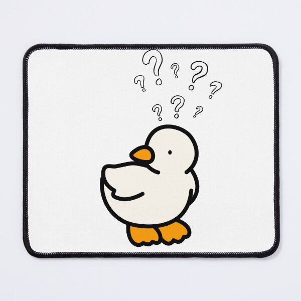 Item preview, Cute Confused Duck Doodle Art designed and sold by Kidix Arts.