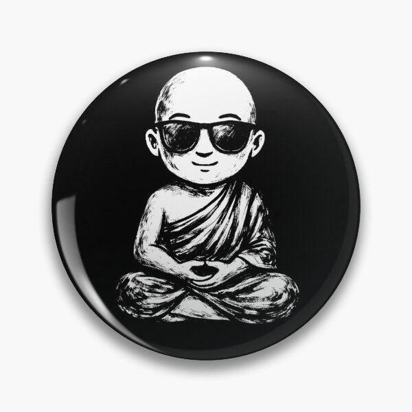 Item preview, Cool Zen Monk Meditation Sketch Art designed and sold by LuminShadowArt.