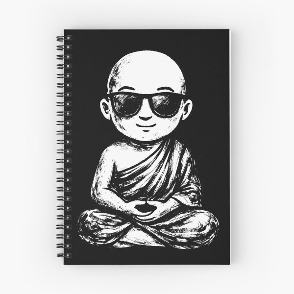 Item preview, Cool Zen Monk Meditation Sketch Art designed and sold by LuminShadowArt.