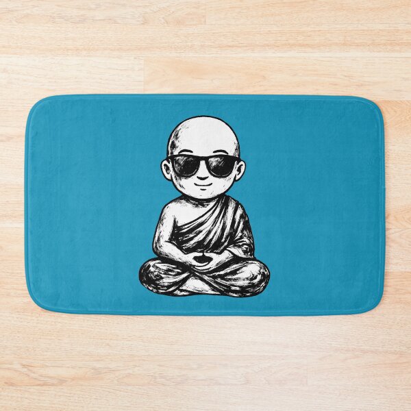 Item preview, Cool Zen Monk Meditation Sketch Art designed and sold by LuminShadowArt.