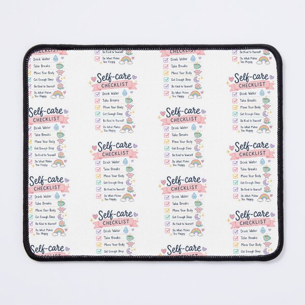 Item preview, Cute Pastel Self-Care Checklist designed and sold by PriyankaSonara.