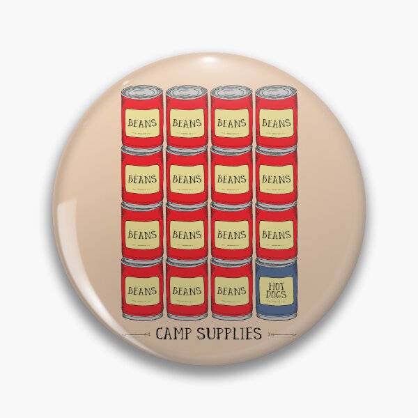 Item preview, Baked Beans Camping Food Joke designed and sold by CreativeTwins.