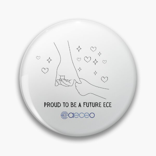 Item preview, Proud to be a future ECE - black line designed and sold by AECEOntario.
