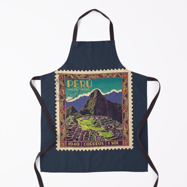 Item preview, Vintage Peru Machu Picchu Travel Stamp Art designed and sold by d247.