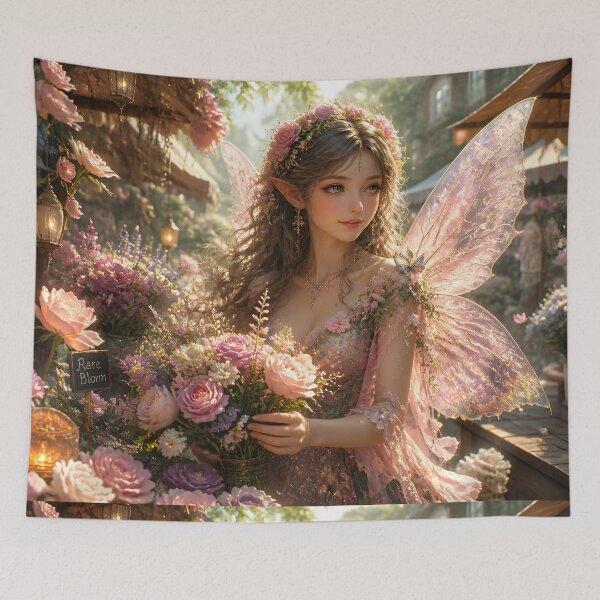 Item preview, Fairy Florist at Flower Market designed and sold by sigmaartstudio.
