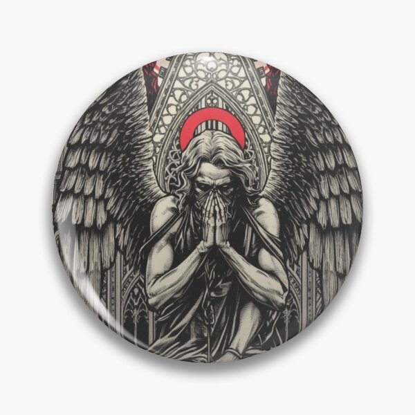Item preview,  Fallen Angel Praying Before Gothic Cathedral designed and sold by DarkDroppp.