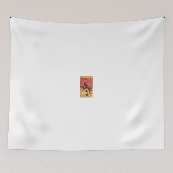 Item preview, Vintage Horror Comic Fire Silhouette Retro Pulp Inferno Panel Art designed and sold by Lilith.3x313 Vault.