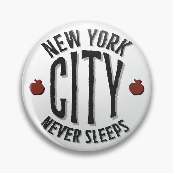 Item preview, New York City Never Sleeps Vintage NYC Typography Design designed and sold by  BlankPaper Clothing.