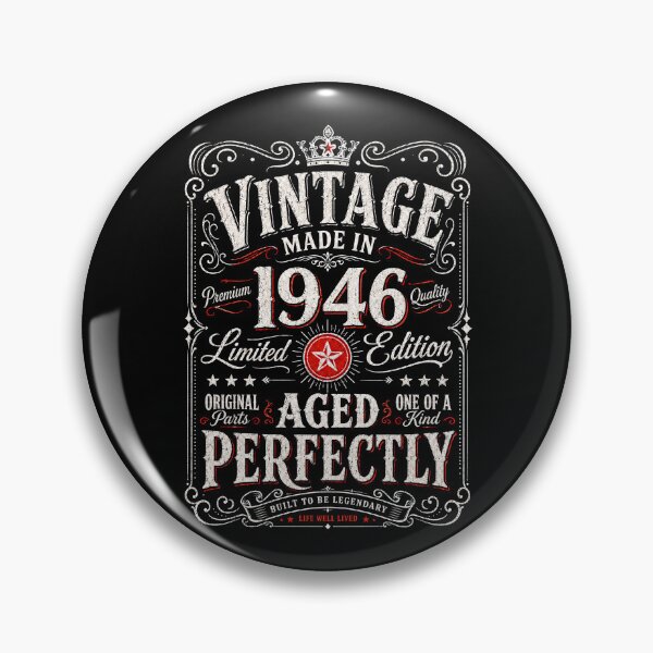 Item preview, Vintage Made in 1946 Aged Perfectly 80th Birthday Gift designed and sold by G350.