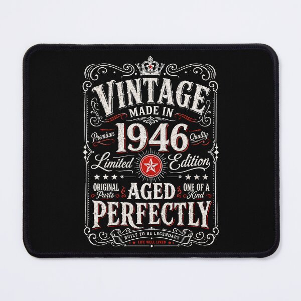 Item preview, Vintage Made in 1946 Aged Perfectly 80th Birthday Gift designed and sold by G350.