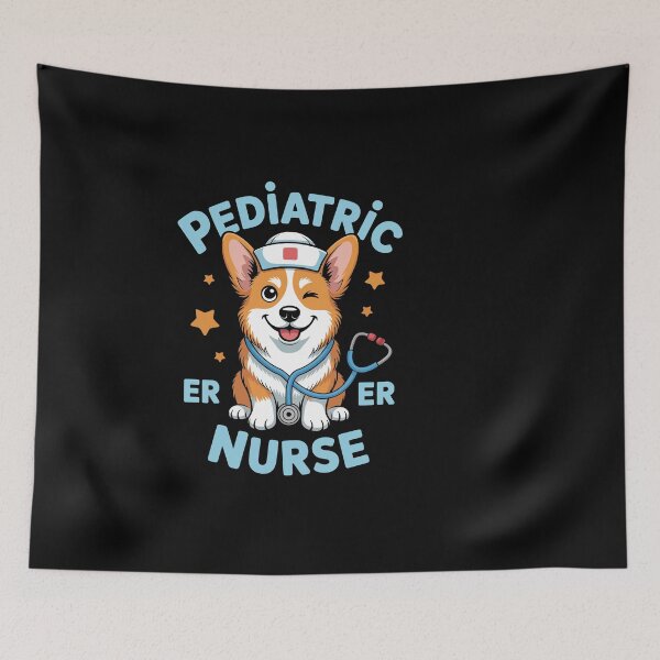 Item preview, Corgi Pediatric Nurse designed and sold by jkrphoto.