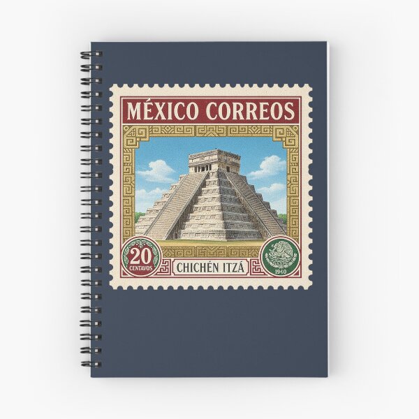 Item preview, Vintage Mexico Chichen Itza Postage Stamp designed and sold by d247.