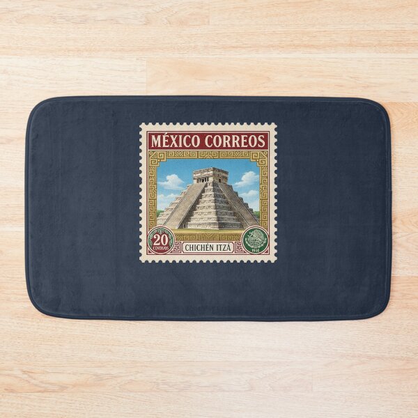 Item preview, Vintage Mexico Chichen Itza Postage Stamp designed and sold by d247.