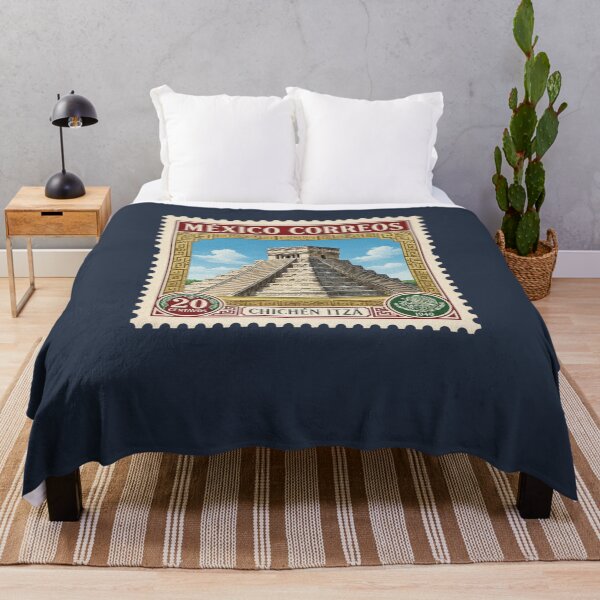 Item preview, Vintage Mexico Chichen Itza Postage Stamp designed and sold by d247.