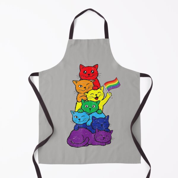 Item preview, Cat Stack Rainbow Lesbian Gay Pride Ally LGBT Men Women Kids designed and sold by MabelWells.