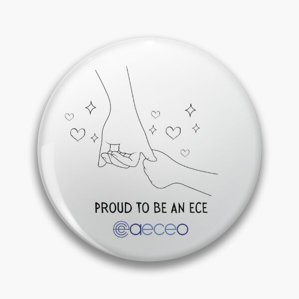 Item preview, Proud to be an ECE - black line designed and sold by AECEOntario.