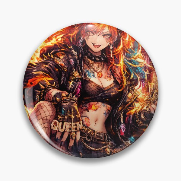 Item preview,  Fiery Rebel Queen Sticker designed and sold by blossomfun.