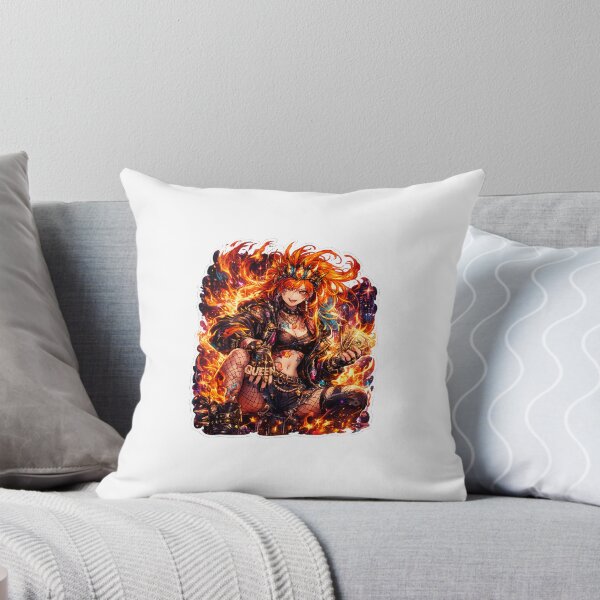 Item preview,  Fiery Rebel Queen Sticker designed and sold by blossomfun.