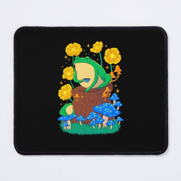 Item preview, Frog with Starry Mushrooms designed and sold by DreamingPainter.