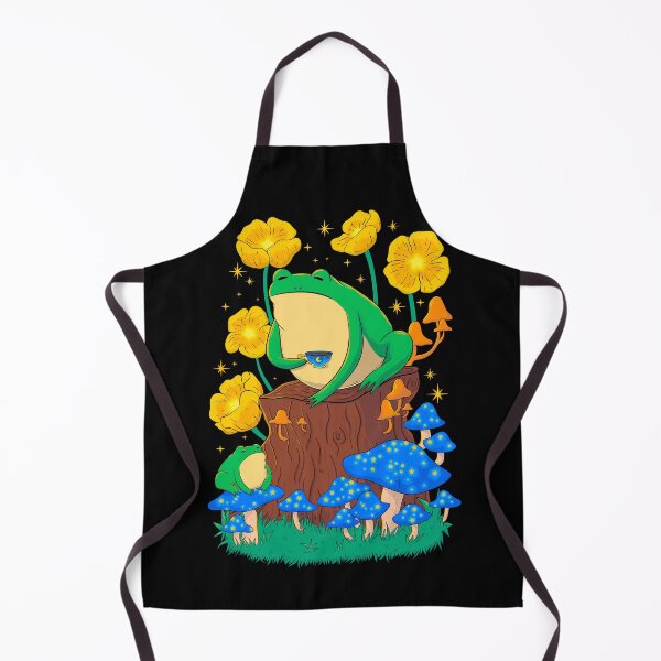Item preview, Frog with Starry Mushrooms designed and sold by DreamingPainter.