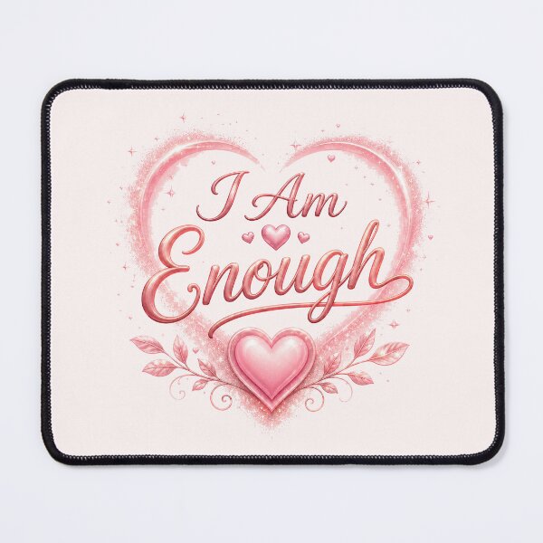 Item preview, I Am Enough Self Affirmation designed and sold by hutofdesigns.