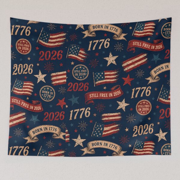 Item preview, 1776 Born  2026 Still Free - 5 designed and sold by vsartmaking.