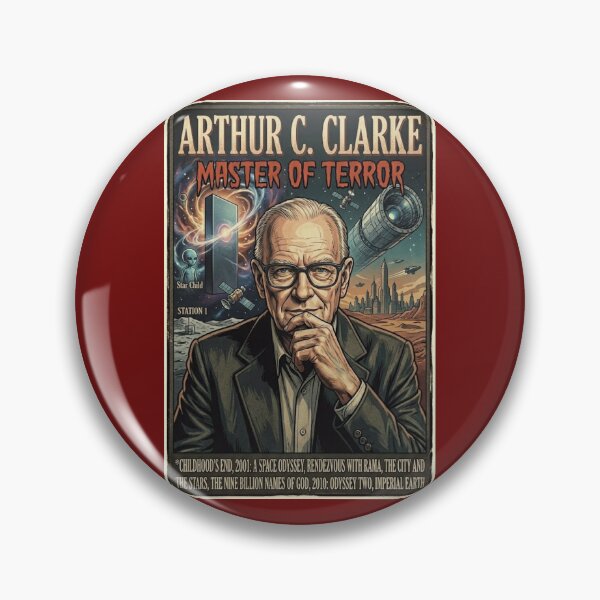 Item preview, Arthur C Clarke Author Portrait Poster designed and sold by Halifaxartguy.