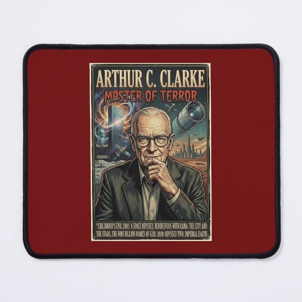 Item preview, Arthur C Clarke Author Portrait Poster designed and sold by Halifaxartguy.