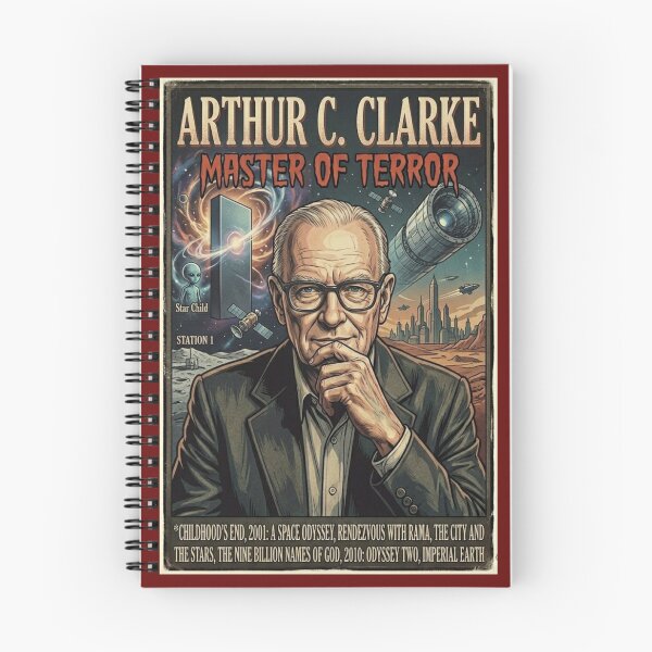 Item preview, Arthur C Clarke Author Portrait Poster designed and sold by Halifaxartguy.