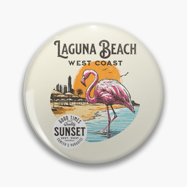 Item preview, Laguna Beach – Retro West Coast Sunset designed and sold by AngryToro.